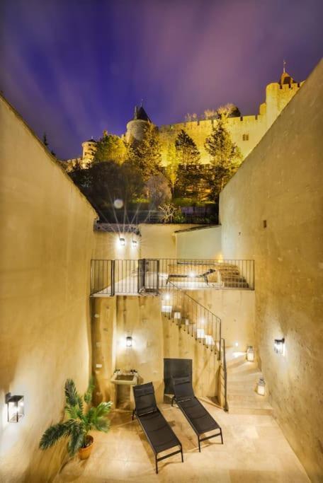 Longue Vie A La Reine - Piscine - Chateau Carcassonne Bagian luar foto